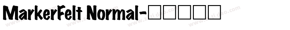 MarkerFelt Normal字体转换